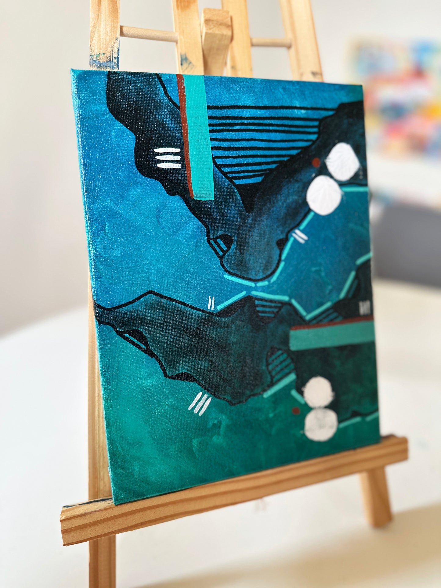 Curiosity #1 - Abstract painting