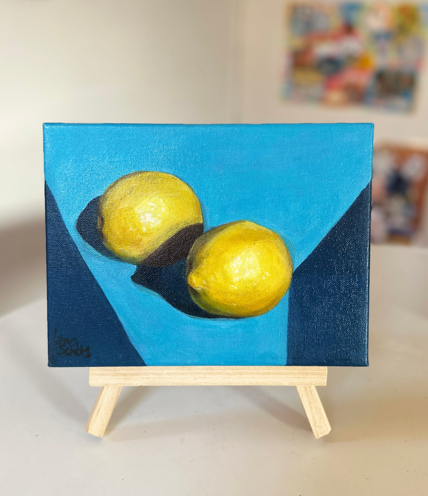 Lemons part 1 - Original still life painting