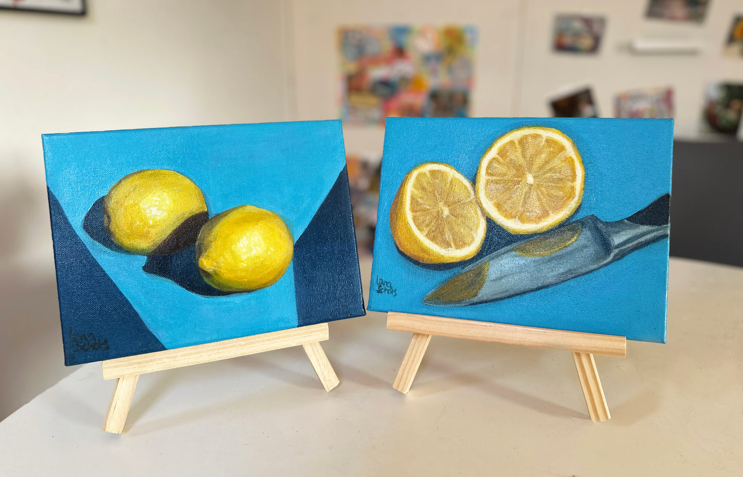 Lemons part 2 - Original still life painting