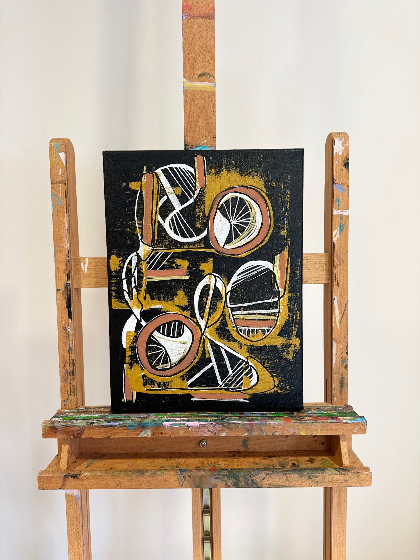 Musical Paints - abstract acrylic painting