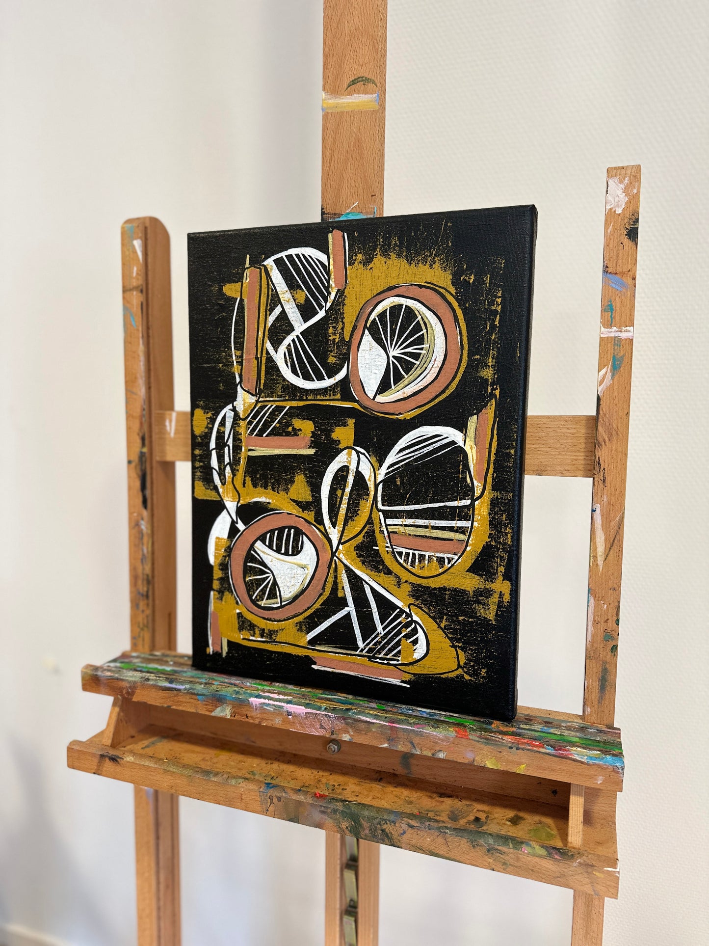 Musical Paints - abstract acrylic painting