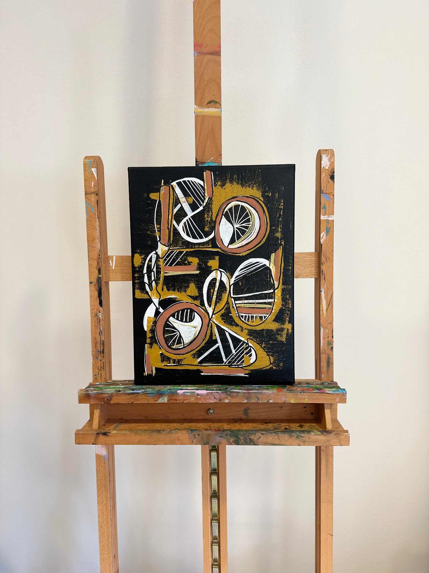 Musical Paints - abstract acrylic painting