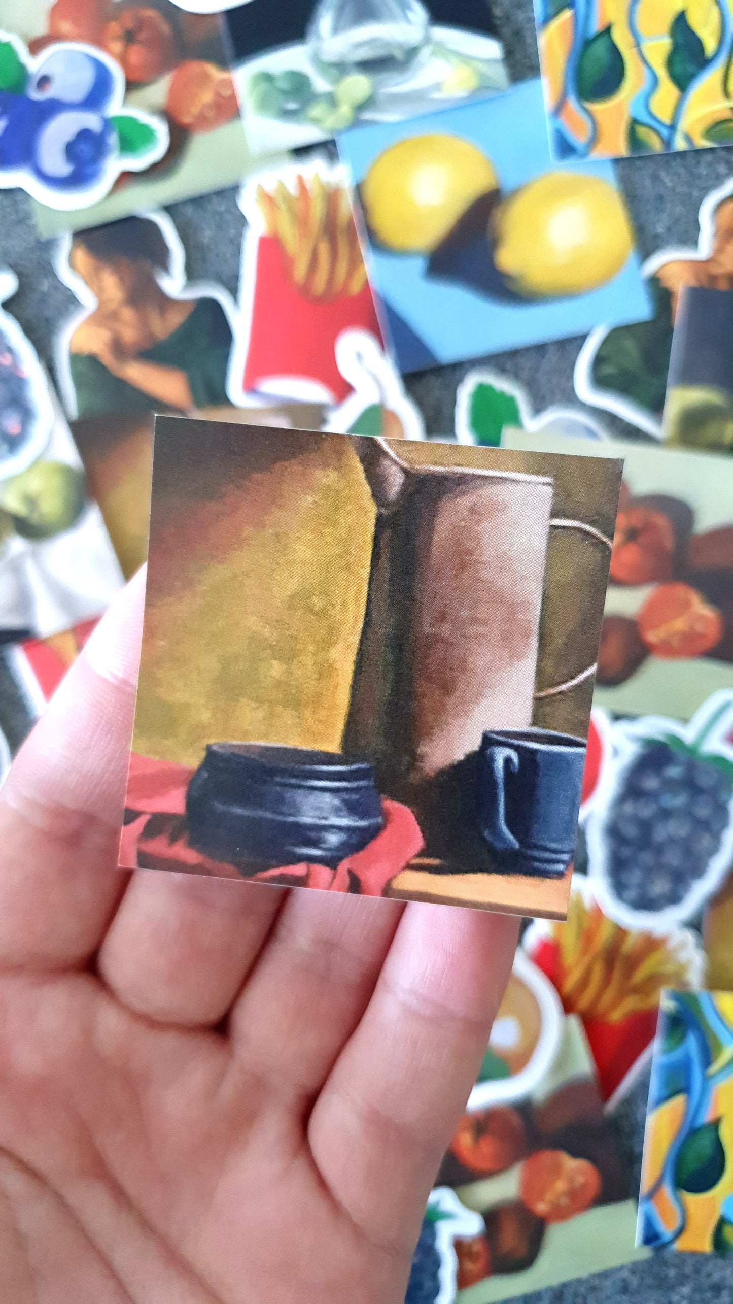 Large Still Life sticker - Still life painting print sticker