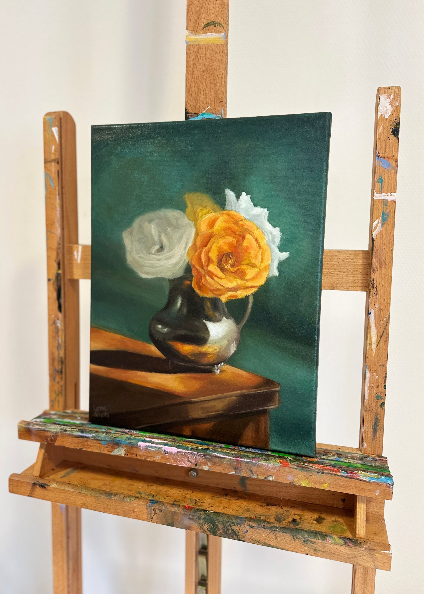 Still life of Flowers - Still life oil painting on canvas