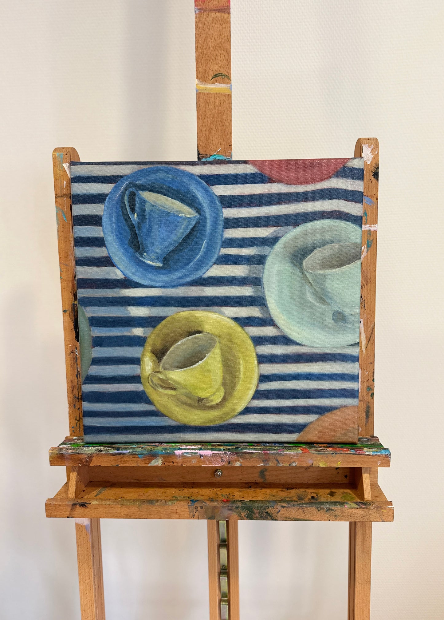 SOLD! - Striped Spring - Still life painting