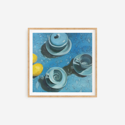 Cups, Pots and Pattern - Still life painting