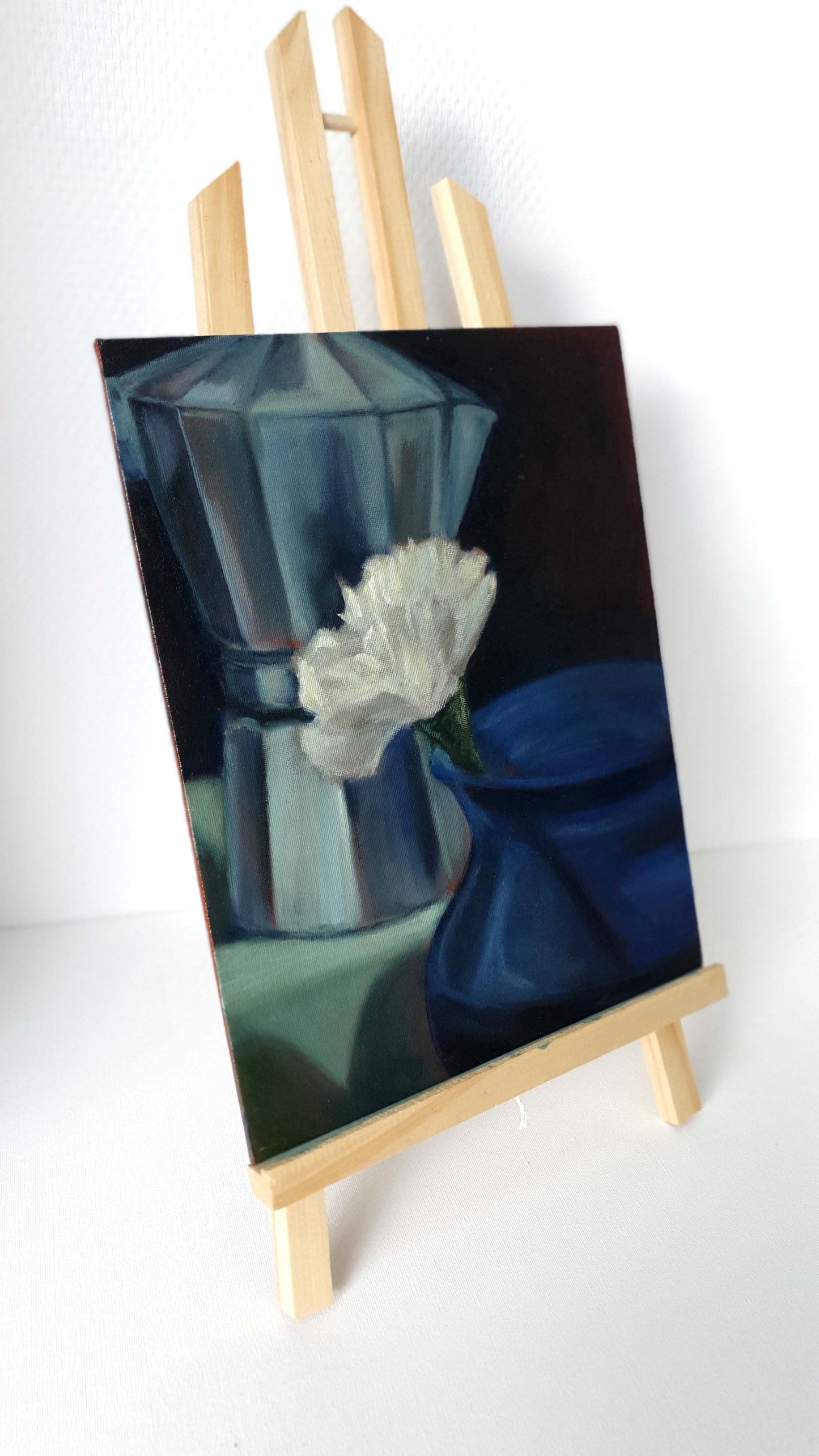 Coffee with Flower - Still life painting