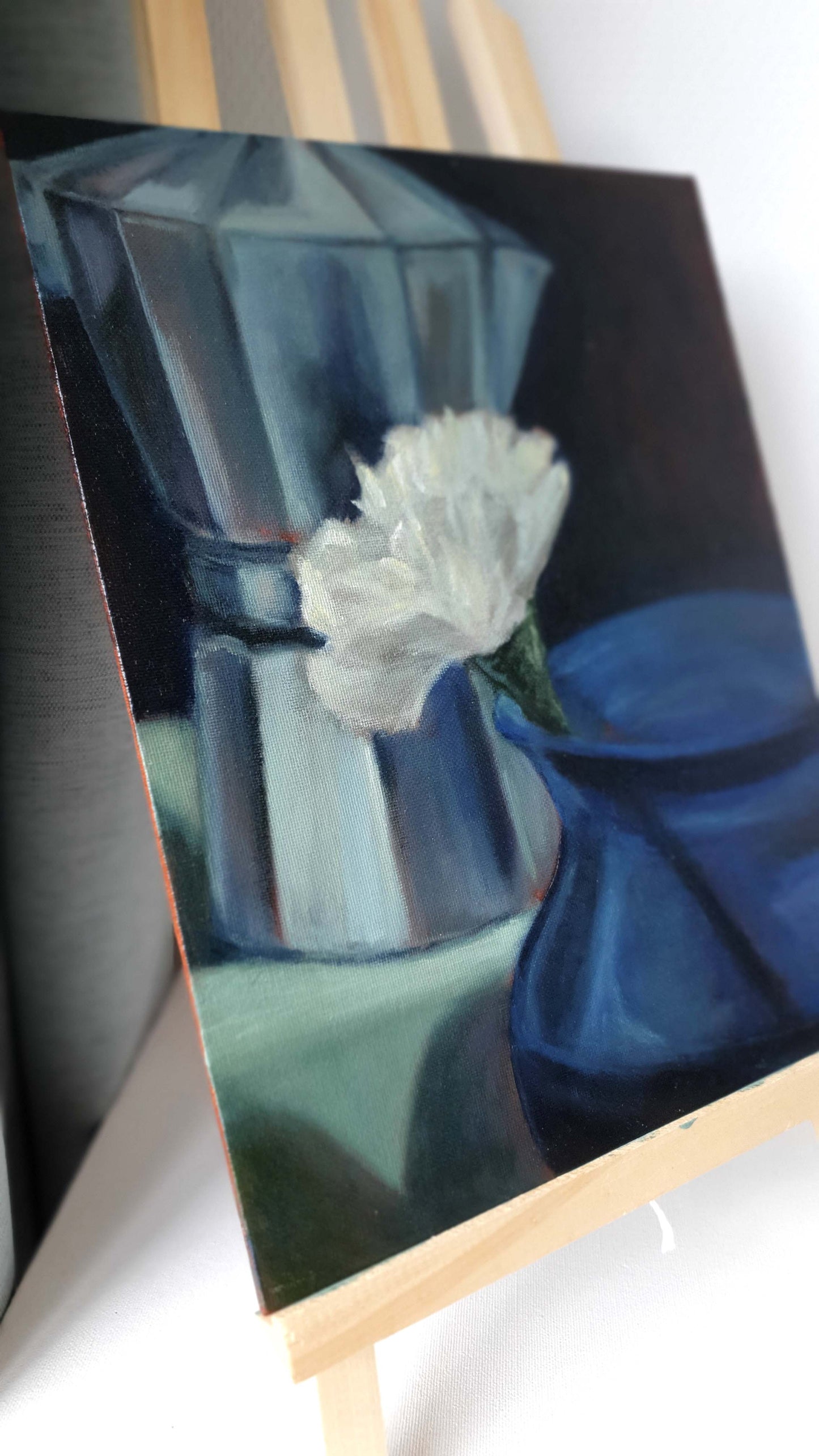 Coffee with Flower - Still life painting
