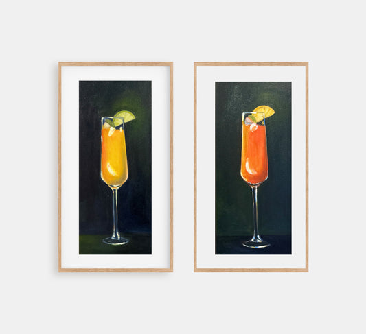Happy Hour - Set of still life paintings
