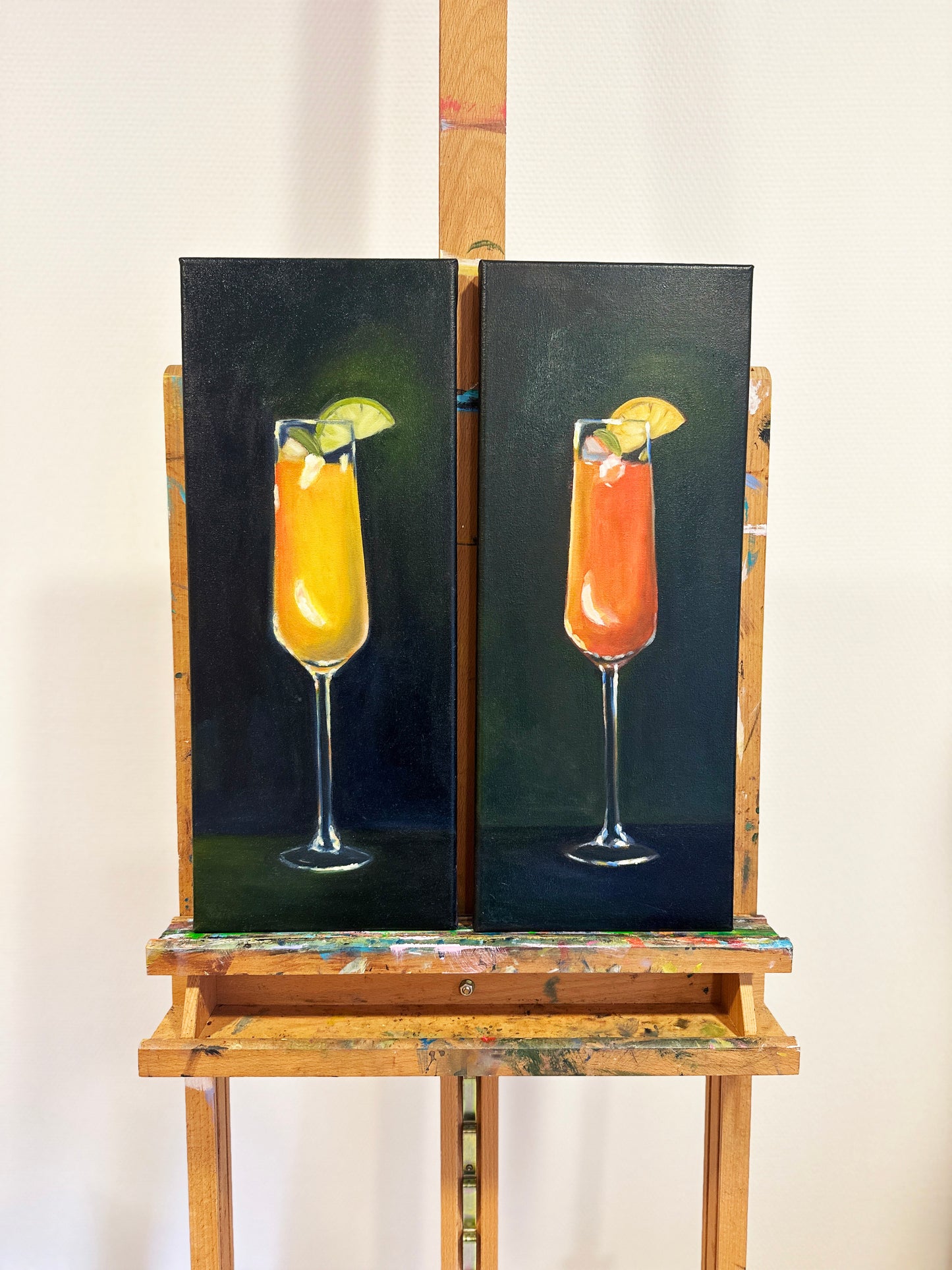 Happy Hour - Set of still life paintings
