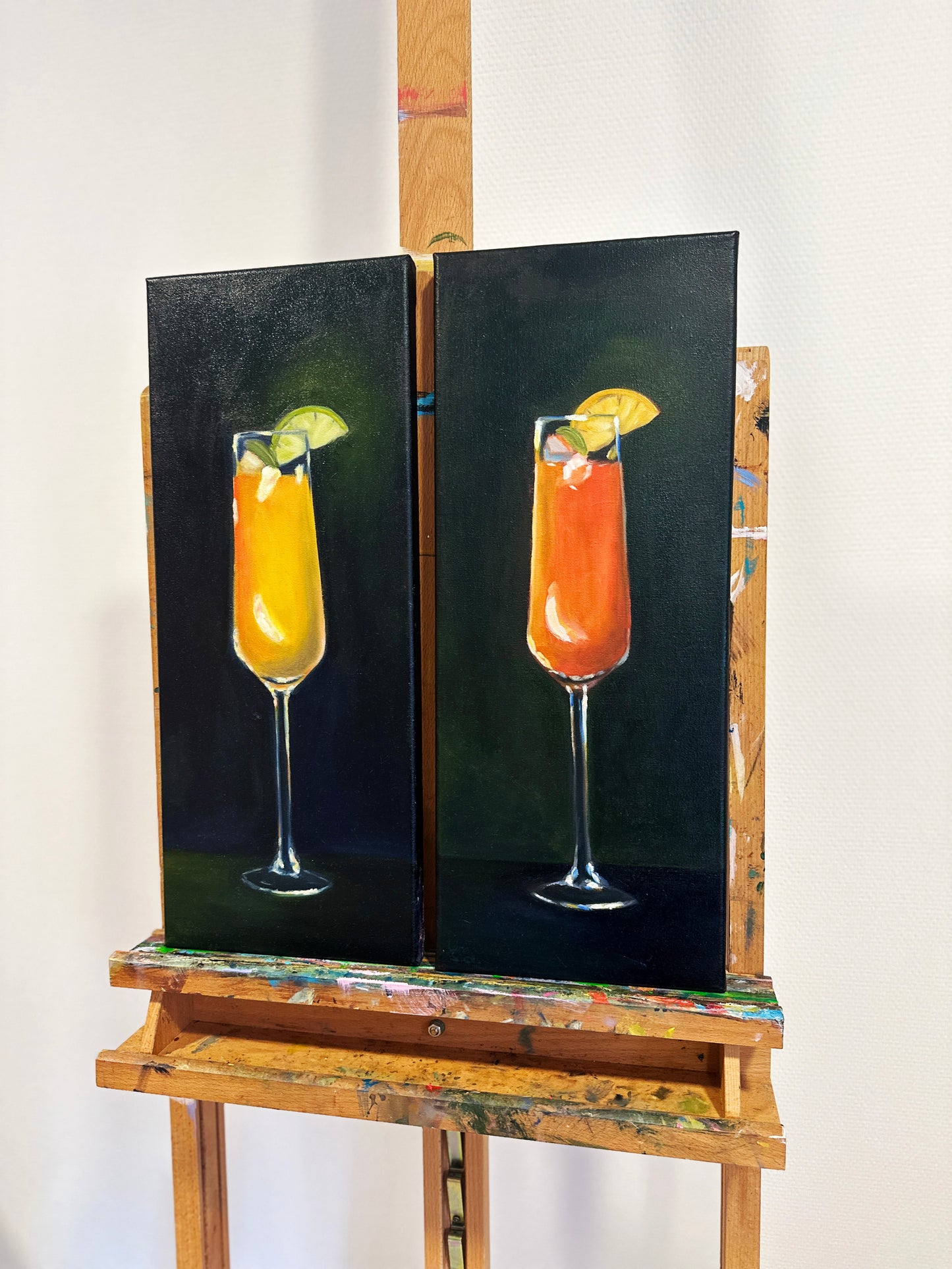 Happy Hour - Set of still life paintings