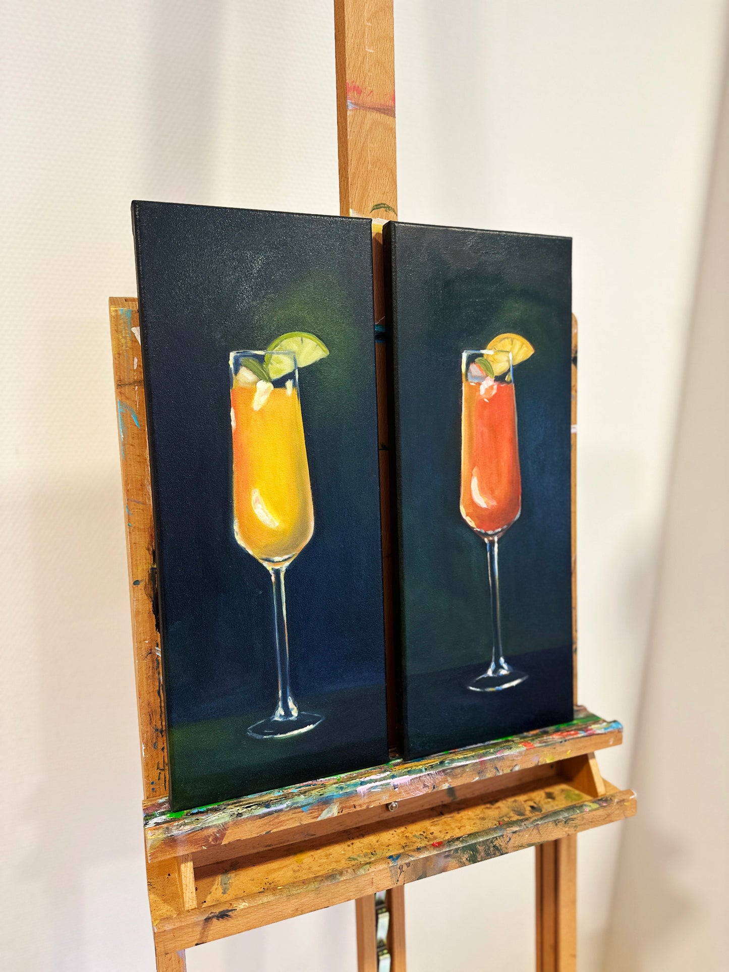 Happy Hour - Set of still life paintings