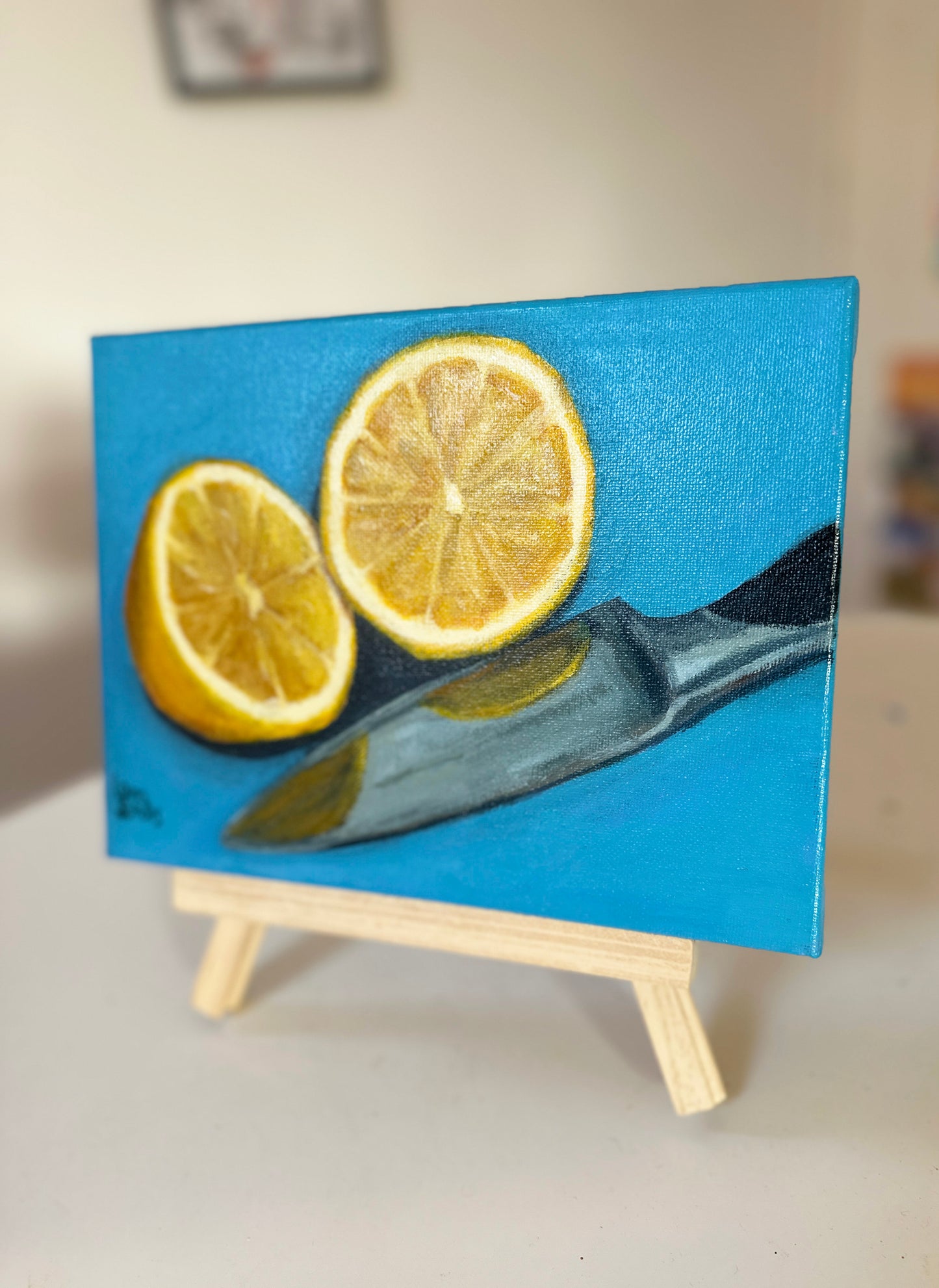 Lemons part 2 - Original still life painting