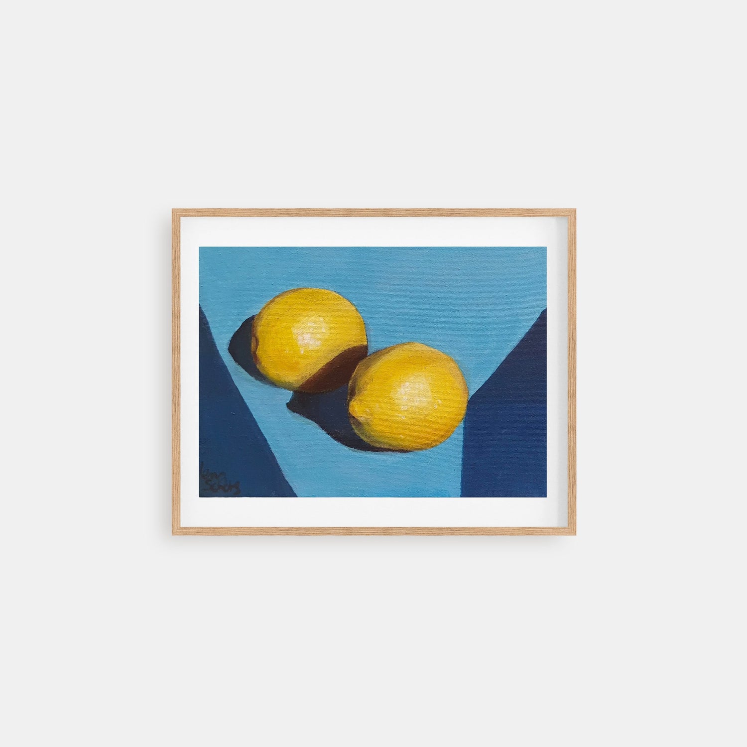 Lemons part 1 - acrylic still life painting
