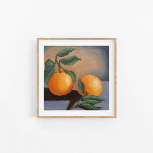 Oranges in Oils - Still life painting