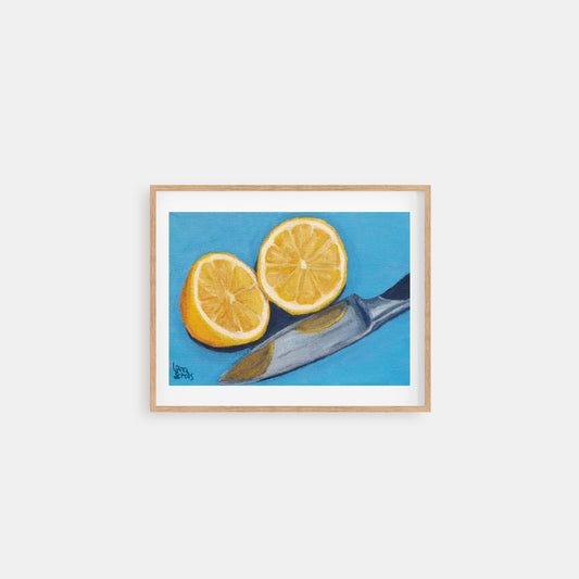 Lemons part 2 - Original still life painting