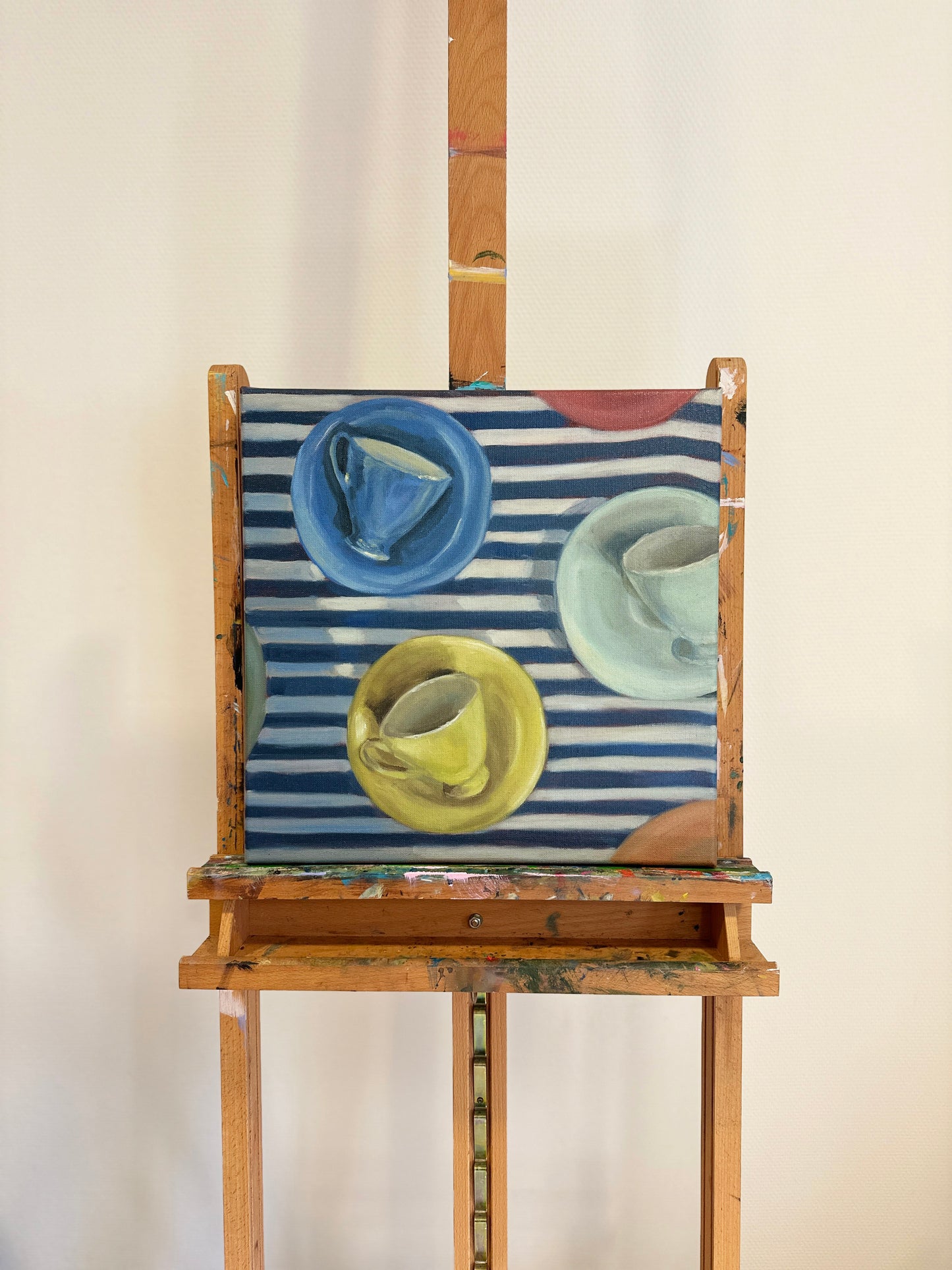SOLD! - Striped Spring - Still life painting