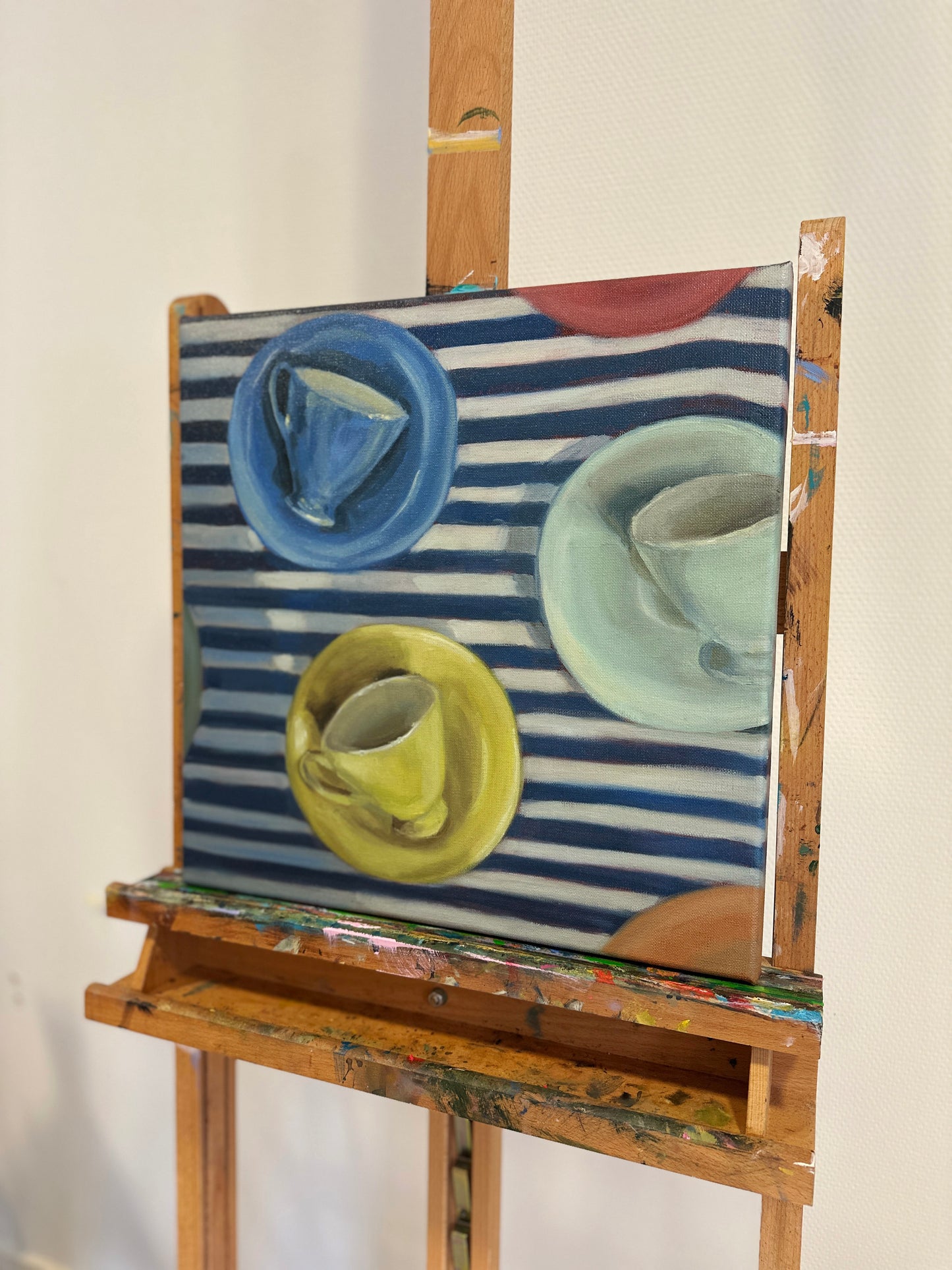 SOLD! - Striped Spring - Still life painting