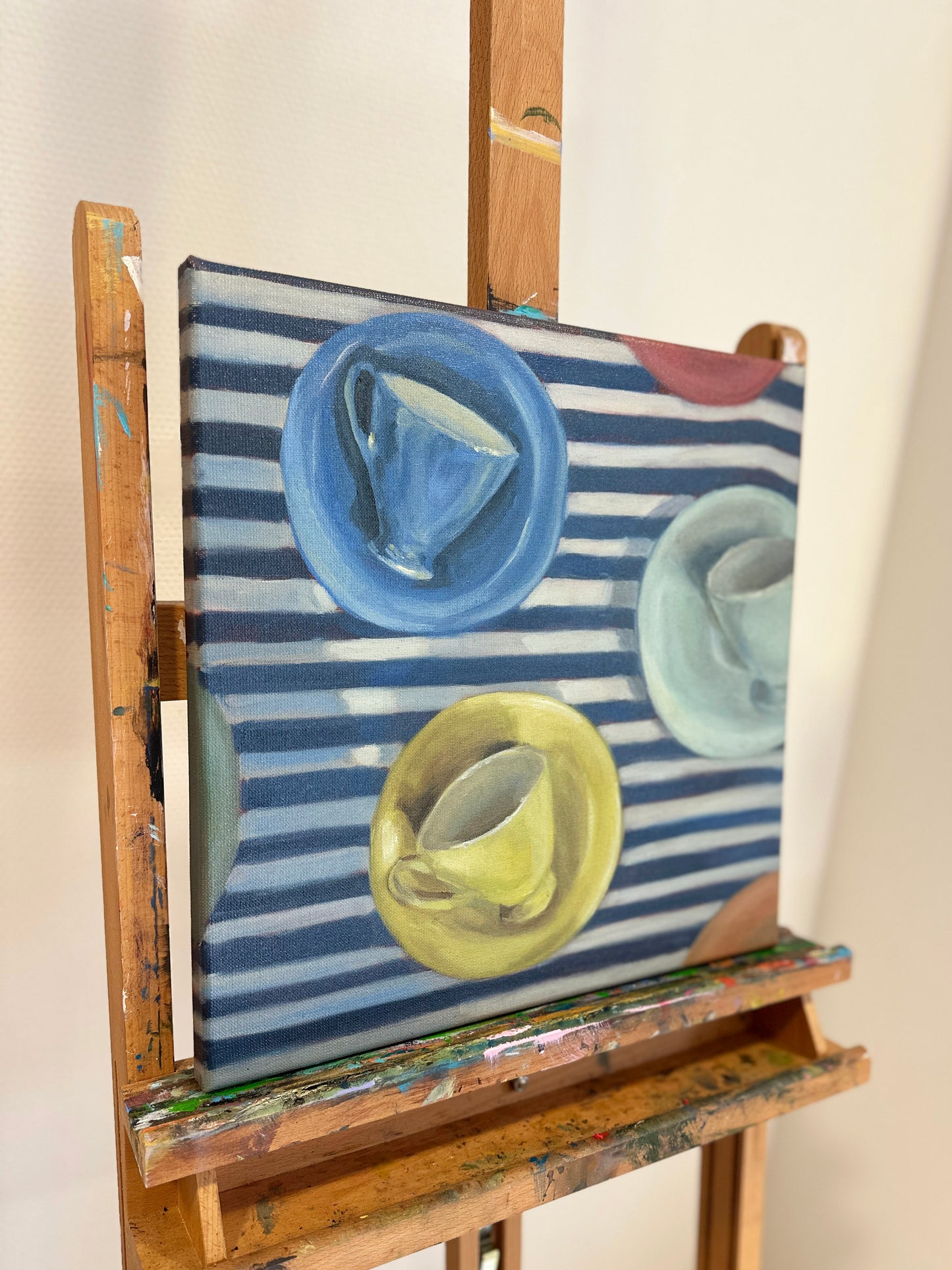 SOLD! - Striped Spring - Still life painting
