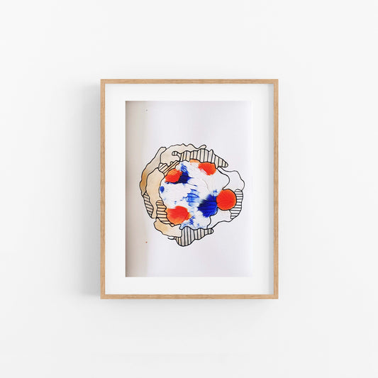 Worlds #1 - Abstract painting
