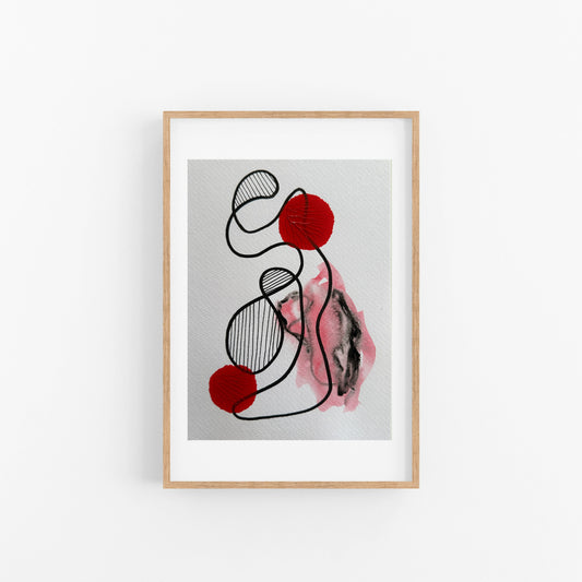 The Need for Play #2 - Mixed media work